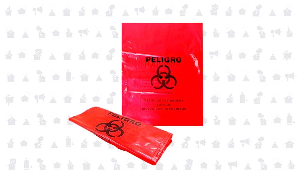 Bolsa desechos biológicos