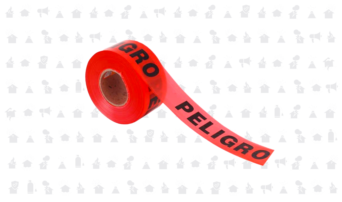 Cinta de señalización de peligro
